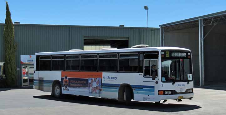 Orange Buslines Mercedes O400 Custom 510 2